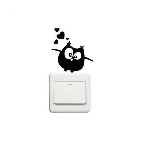 2019 dsu cute owl vinyl switch sticker creative cartoon animal vinyl