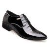 Fxxg1936 Chaussures en cuir pour hommes d'affaires et de loisirs - Noir 45