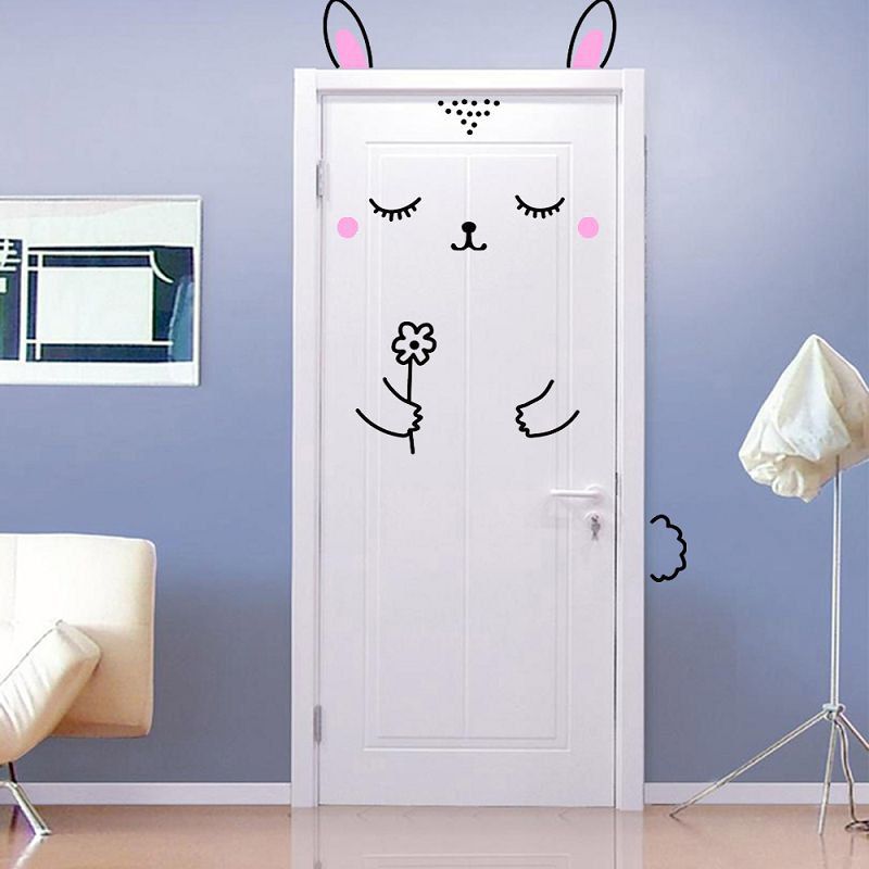 17 Off 2020 Dsu The Cat Door Stickers Children Room Decorative