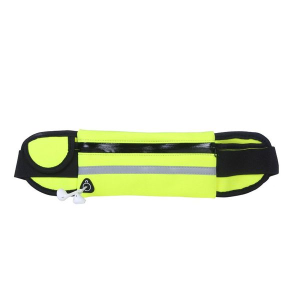 Sac de Rangement de Ceinture de Course pour l'iPhone X 8 7 6S - Jaune 