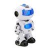 Électrique Intelligent Mignon Télécommandé Musical Danse Robot Promenade Éclaircissant Jouet - Blanc 