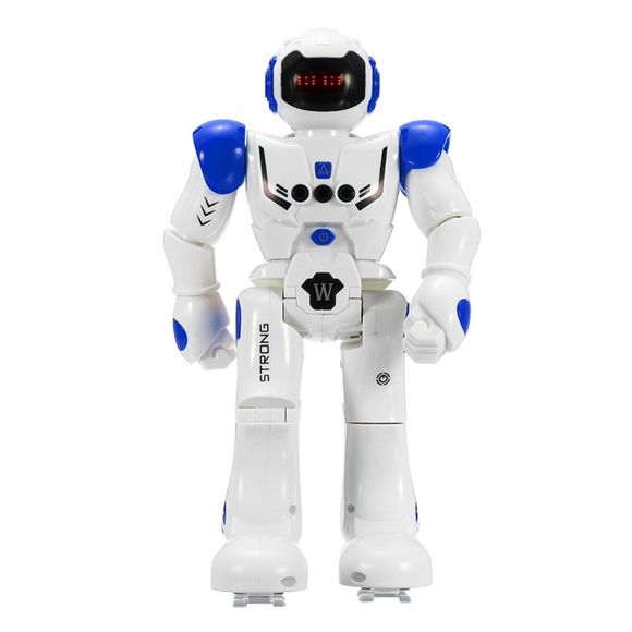 Programmation de commande intelligente de capteur de mouvement dansant la marche chantent le jouet de robot de RC - Bleu 