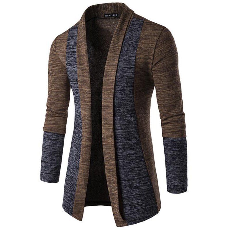 [41% OFF] 2021 Men's Sweater Cardigan Long Sleeve Fit Casual Knit ...