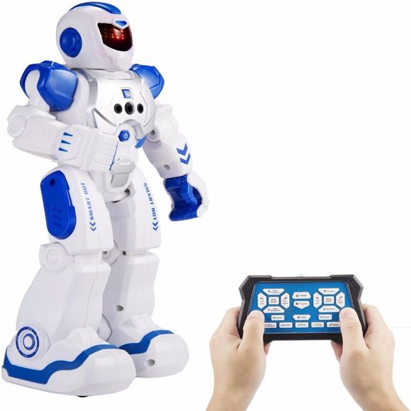 Télécommande Intelligent Robot Gesture Sensing Programmation De Charge Enfants Danse Combat Defentor Garçons Cadeau - Blanc 