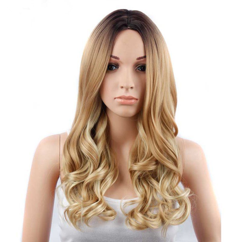 

CHICSHE 26 inch Blonde Ombre Wig Synthetic Long Wavy Natural Hair