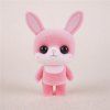 Mini belle flocage rose poupée Rabbit poupée articles cadeaux enfants cadeau - Rose 