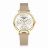 Lvpai P093-G Femmes Casual Quartz Strap Montres en cuir - Beige 