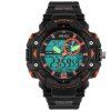 SMAEL 1379 Mode électronique multifonction étanche montre pour les hommes - Orange 