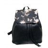 Sac à dos à la mode pour femme All Trendy Floral Versatile Drawstring Bag - Blanc 