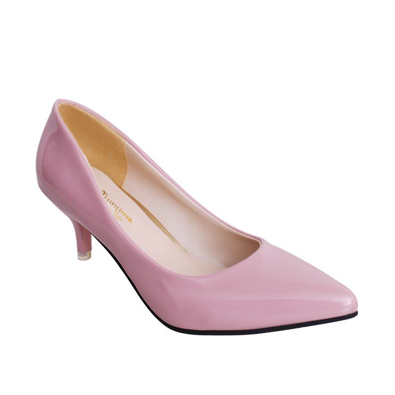 

High Heels with Pointed Toes, Pink