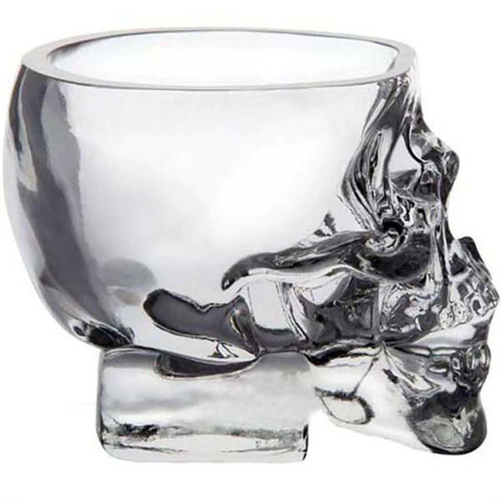 

Bone Glass Beer Stan Shooting Glass Head Whiskey Drinking Popular Design New Fashion Party, Transparent