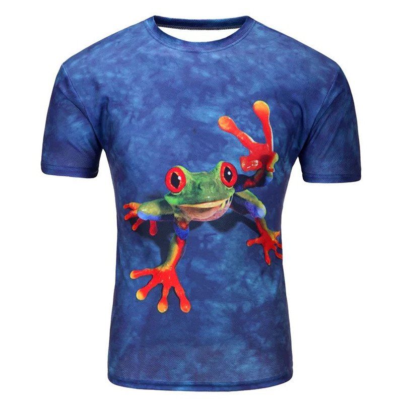 

3D Fashion Men's Short Sleeved T - Shirt, Multi