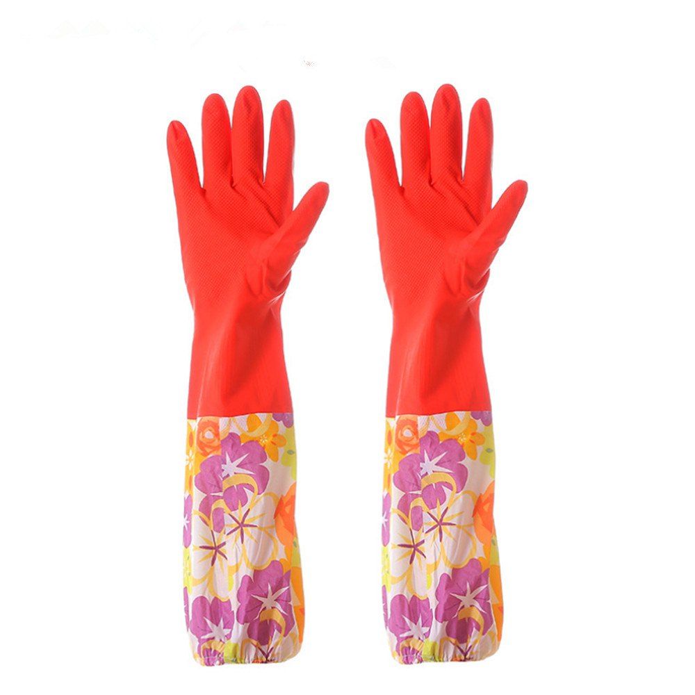 long sleeve cleaning gloves