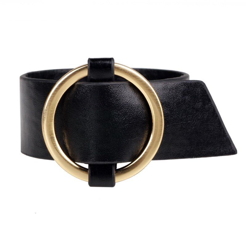 

The New Fashion Leather Bracelet Bracelet Adorn Article, Black