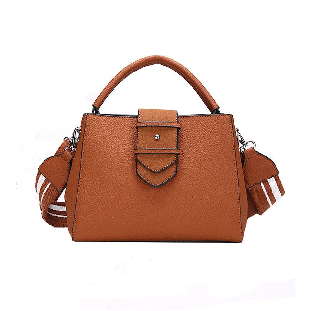 [41% OFF] 2019 Small Female Wild Wide Shoulder Strap Messenger Bag Fashion Simple Handbag In ...