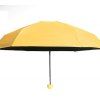 Capsule de protection solaire Super Mini Umbrella - Jaune AFTER FOLDING 17 X 4 CM