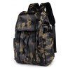 Sac à dos en cuir de sac à dos de voyage de mode de sac à dos de sac à dos de camouflage de grande capacité des hommes - Camouflage 