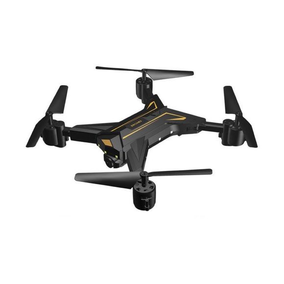 Parrokmon KY601 Drone pliable avec caméra WiFi FPV - Noir 