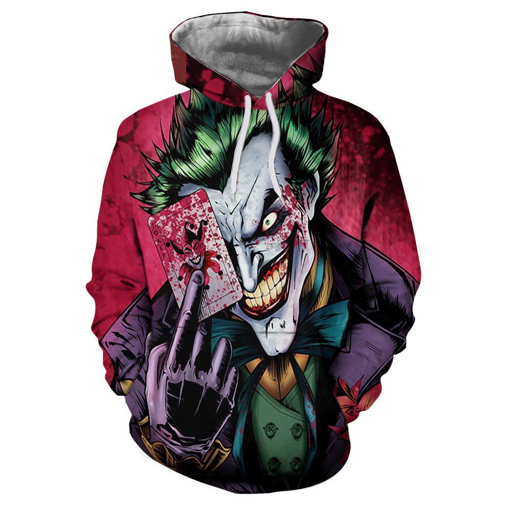 

Clown Poker Relaxed Trendy Hoodie, Floral