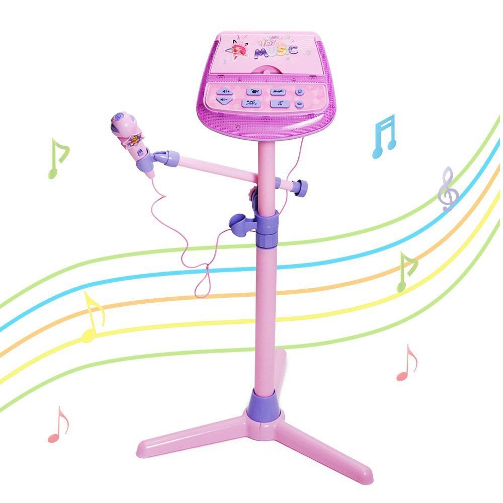 [41% OFF] 2020 Kids Karaoke Microphone Musical Toys In PINK | DressLily