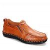 Hommes Loisirs Occasionnels Business Pois Chaussures Mocassins Mode En Plein Air Printemps Sport Sneakers Respirant - Jaune 43