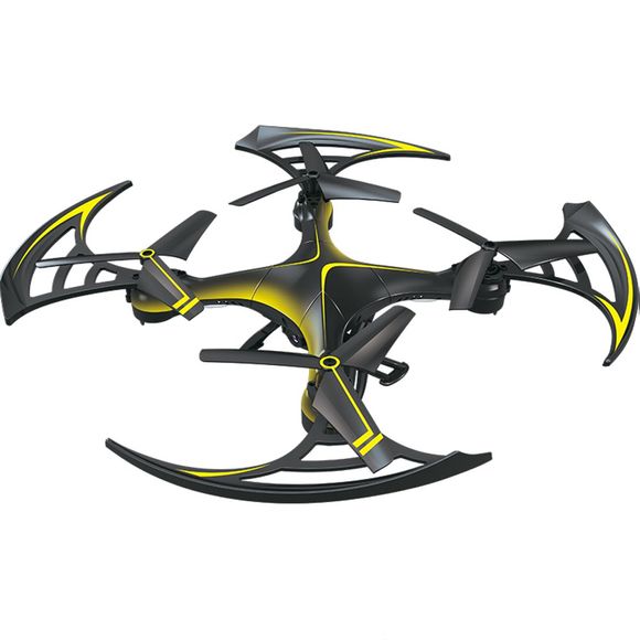 Drone RC RTF Attop A23C avec mode sans tête /g yroscope à 6 axes / vitesse supérieure inférieure - Jaune 