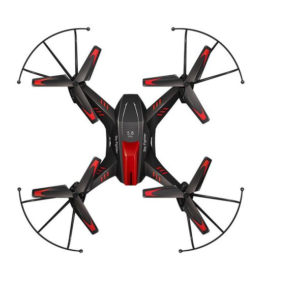 Drone RC  - RTF Attop A12 avec transmission en temps réel / lumière - Noir 