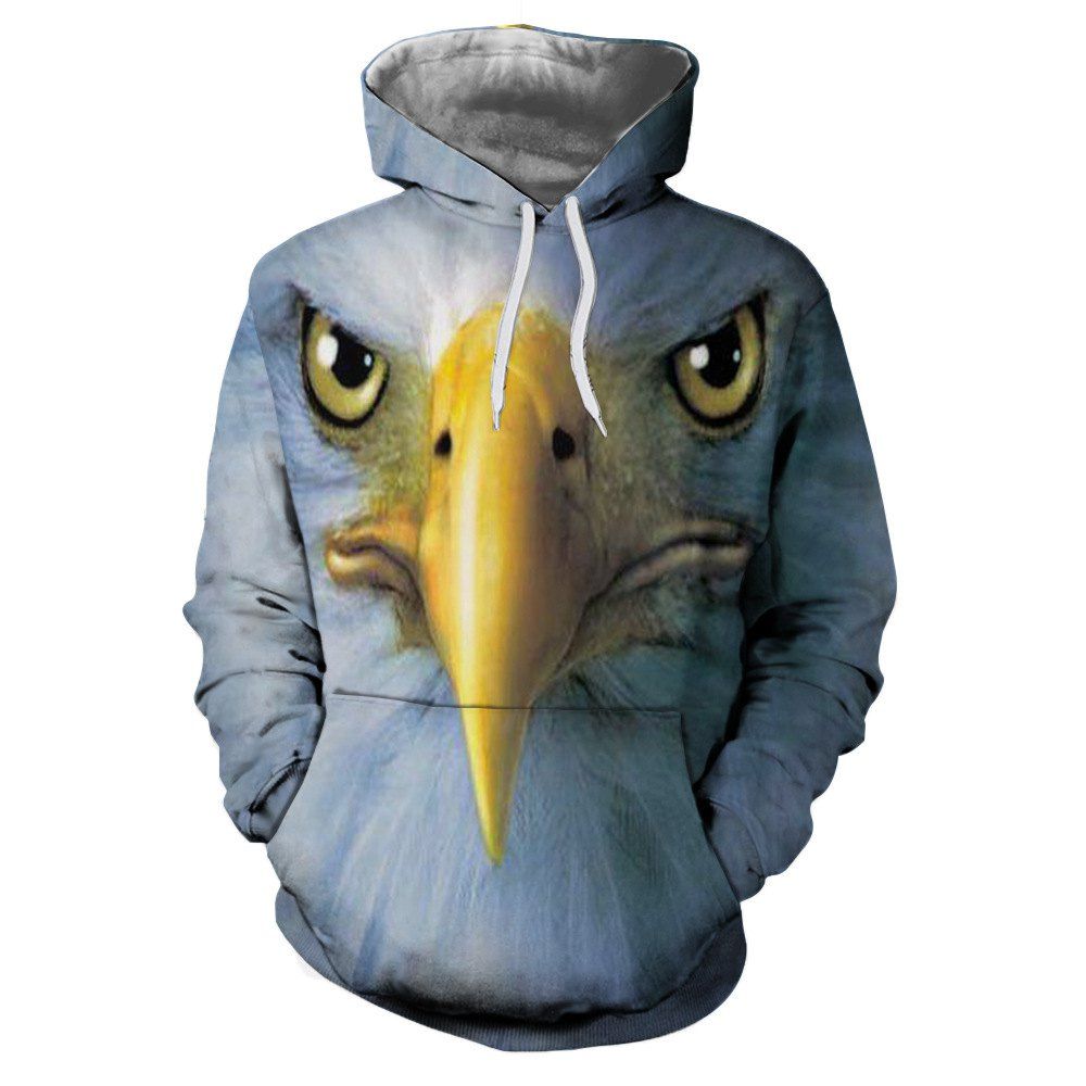 

Eagle Print Series Hoodie, Floral