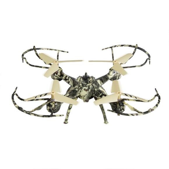 Drone RTF RC Attop A20 avec mode de combat / maintien de l'altitude / fonction une touche - Gris 