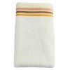 muchun marque rayé couleurs motif Jacquard Weave Superior Washrag nature coton tissu serviette - Jaune 