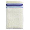muchun marque rayé couleurs motif Jacquard Weave Superior Washrag nature coton tissu serviette - Bleu 