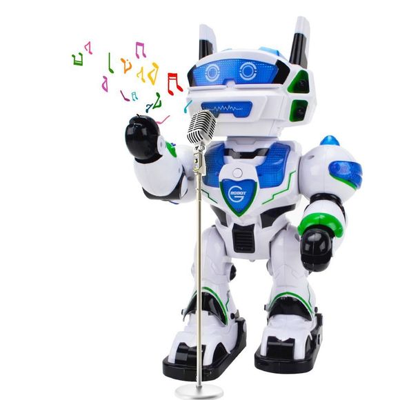 Robot électronique intelligent reconnaissant la voix - COLORE ET BLANC 