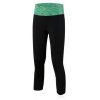 Pantalon raccourci à séchage rapide et camouflage pour femme - Vert S