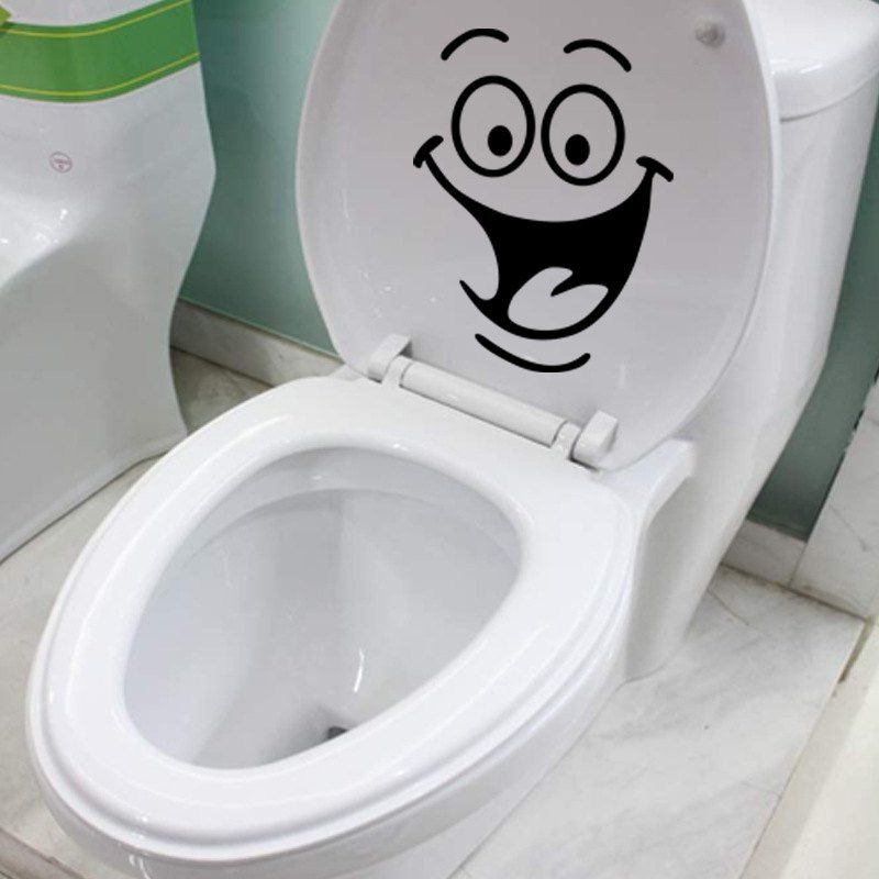 Dresslily.com: Photo Gallery - Smile Face Laughing Toilet Stickers Diy 