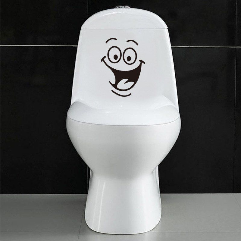 DressLily.com: Photo Gallery - Smile Face Laughing Toilet Stickers Diy ...