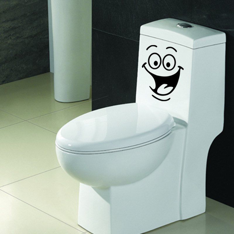 DressLily.com: Photo Gallery - Smile Face Laughing Toilet Stickers Diy ...