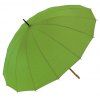 Parapluie de vent européen parapluie de pluie Grand Stick Crook parapluie pour hommes et femmes - Vert 