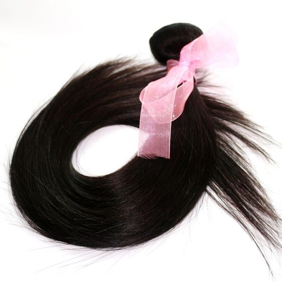 Silky Straight 100 Péruvien Péruvienne Vierge Cheveux Weave 1pc - Naturelle couleur 22INCH
