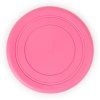 Silicone résistant aux dents Pet Dog Disc Flying Outdoor grand chien formation Fetch Toy - Rose 