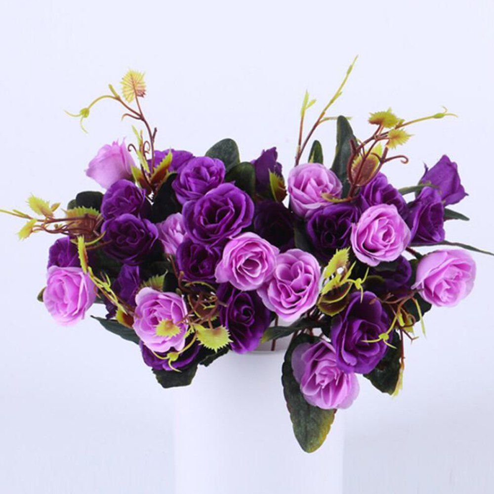 [41% OFF] 2021 Silk Flowers Sweet Natural Style Vivid Artificial ...