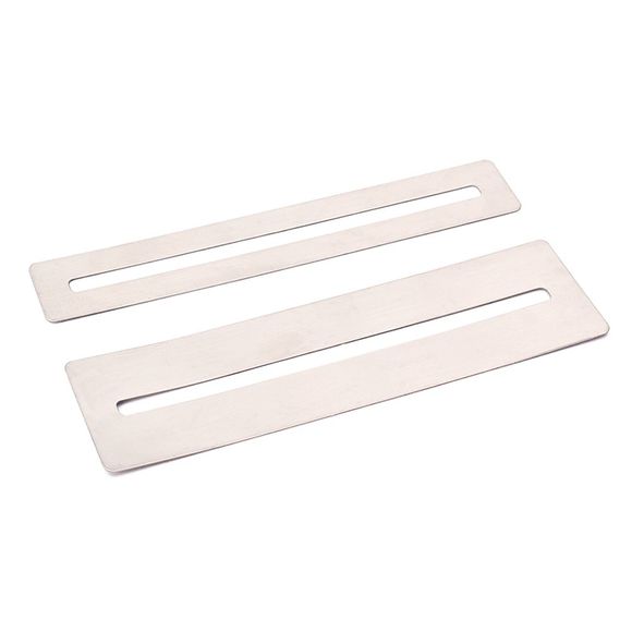En Acier İnoxydable Fret Protecteur Frette Protecteur Pour Guitare Basse Luthier Outils 2 Pièces - Argent 