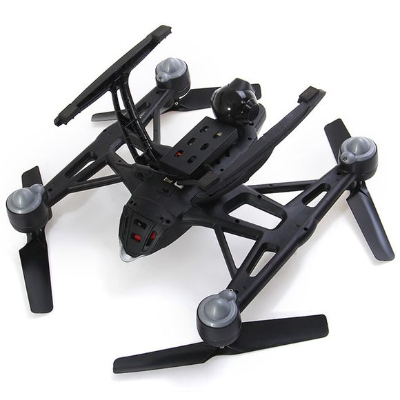 TKKJ 509W 5.8G FPV WiFi RC Quadcopter avec la caméra en option RTF 2.4GHz Mode sans tête en temps réel vidéo - Noir 
