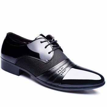 2018 Trendy Metal and Pointed Toe Design Men's Formal Shoes WHITE In ...