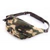 Camouflage Crossbody déséquilibre Sac à dos Canvas Hommes Poitrine Pack European Sling Bag - Camouflage 