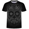 T-shirt à manches courtes imprimé 3D Skull Vintage - Crâne S