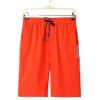 Shorts d'été pour hommes occasionnels - Tangerine 4XL