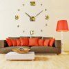 DIY Horloge Murale De Décoration De Salon Créatif - d'or 120