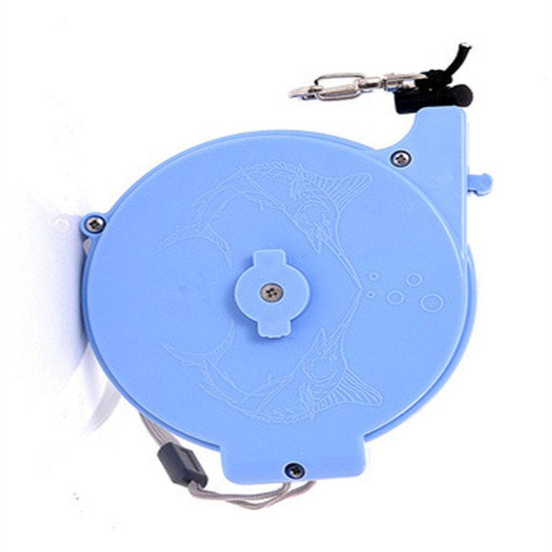 

Automatic Fishing Missed Rope Fly Fishing Rod Protector Safety Lanyard 20M, Sky blue