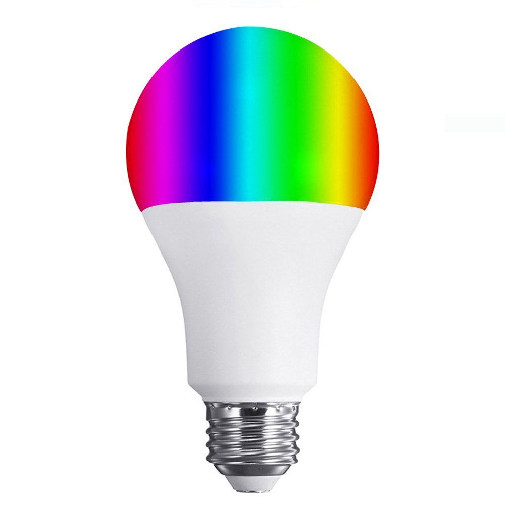 

Jiawen 6W RGB and Warm White Wireless WiFi LED Smart Light Bulb AC 120V