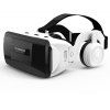 SHINECON Nouvelles Lunettes 3D VR de Réalité Virtuelle Viennent avec Écouteur HiFi - Blanc 